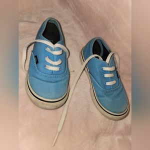 Toddler size 8 blue Vans